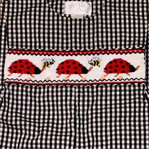Sir John Rosalina Smocked Shortall LADYBUGS